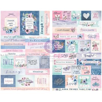 Prima Marketing Watercolor Floral Sticker - Stickers